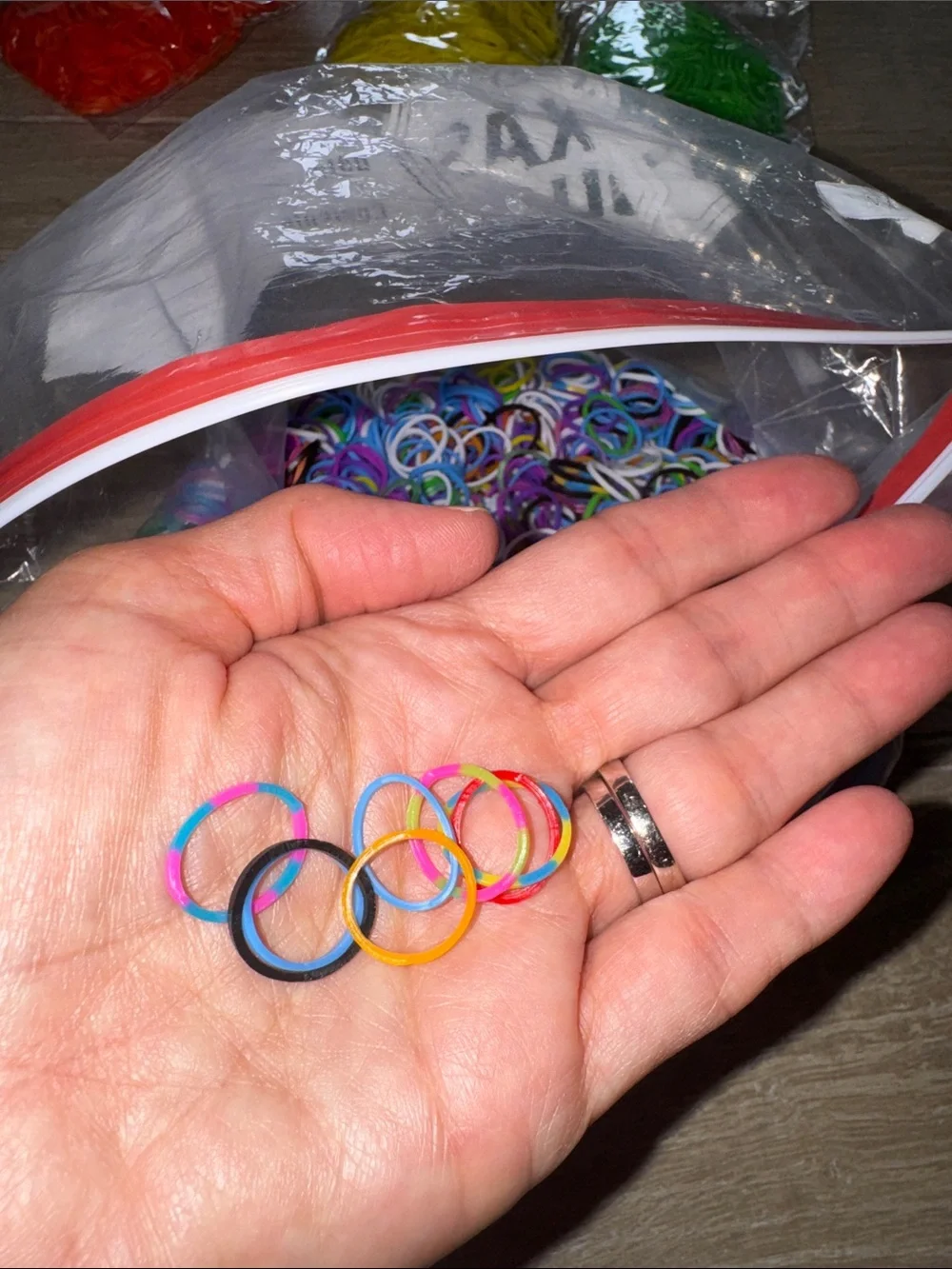 Assorted Rainbow rainbow loom bands